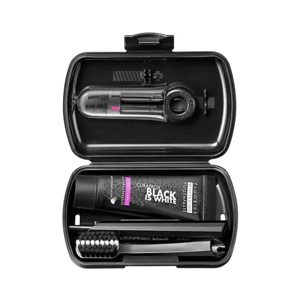 CURAPROX - TRAVEL SET - BLACK IS WHITE (TB+10ML TP)