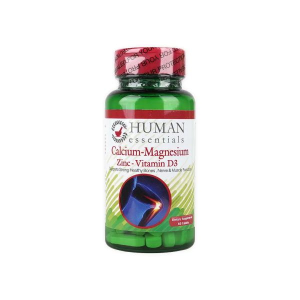 HUMAN CALCIUM-MAGNESIUM-ZINC-VIT D3 60'