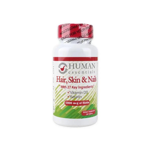 HUMAN HAIR SKIN NAIL 60 TABLETS