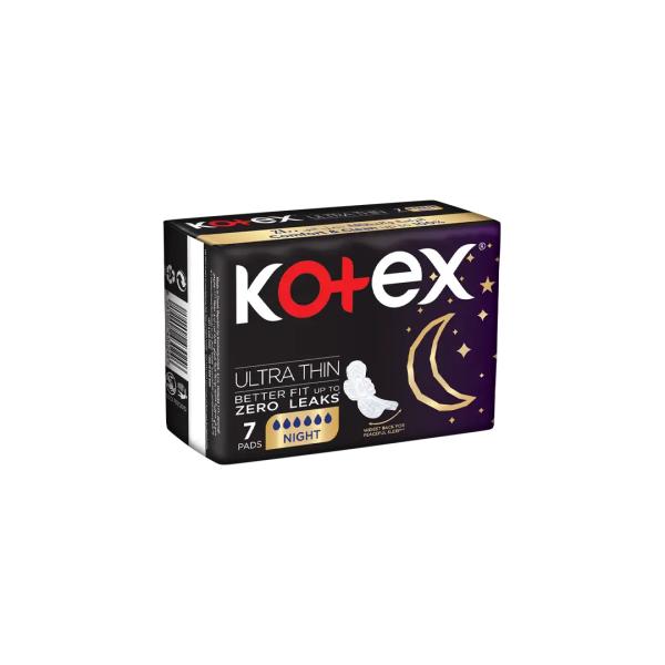 KOTEX ULTRATHIN PADS NIGHT 7'S