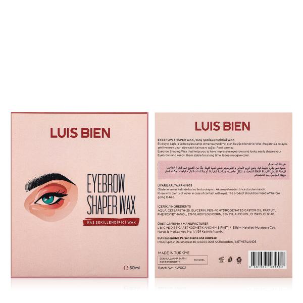 LUIS BEIN EYEBROW SHAPER WAX 50 ML