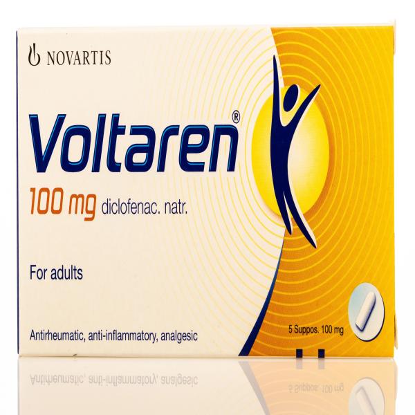 VOLTAREN 100 MG 5 SUPP