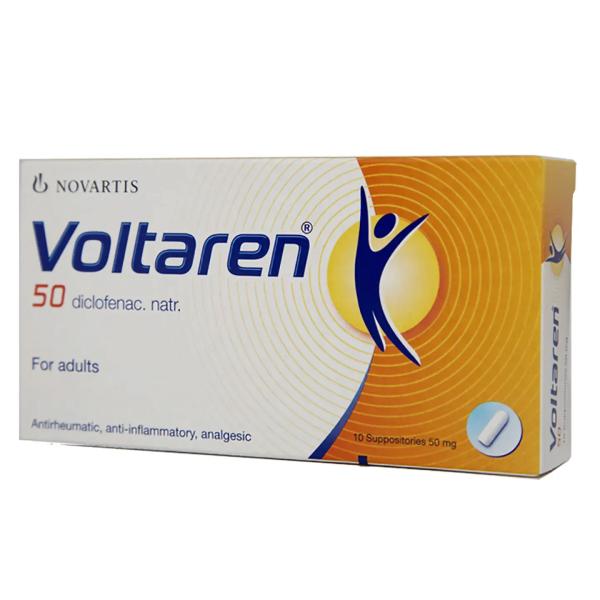 VOLTAREN 50 MG 10 SUPP