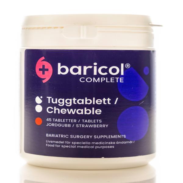 BARICOL COMPLETE CHEW TAB STRAWBERRY 45'S