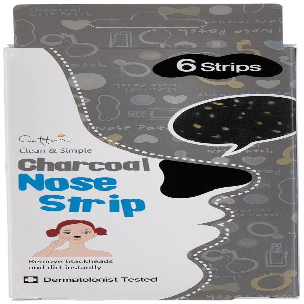 CUTTUA CHARCOL NOSE STRIP 6 PCS