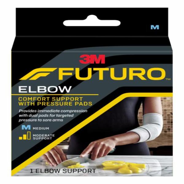 FUTURO ELBOW SUPPORT WITH PRESSURE PADS MEDIUM 47862