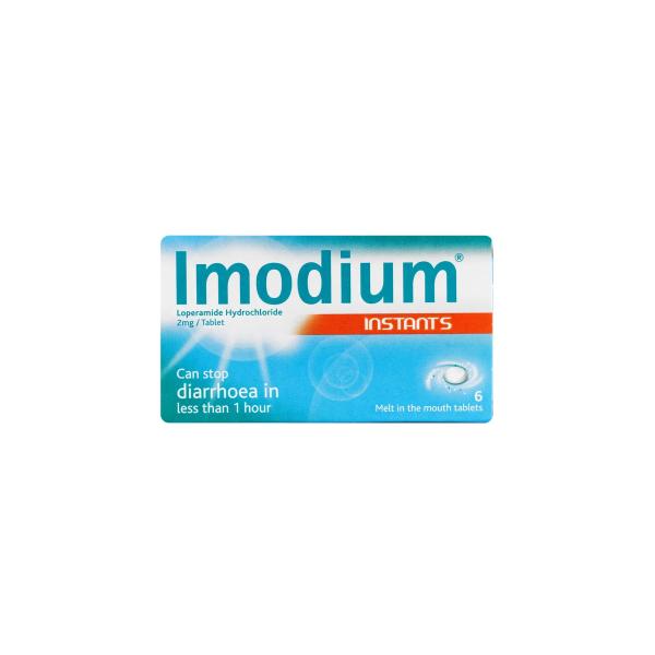 IMODIUM INSTANTS 2 MG 6 TAB