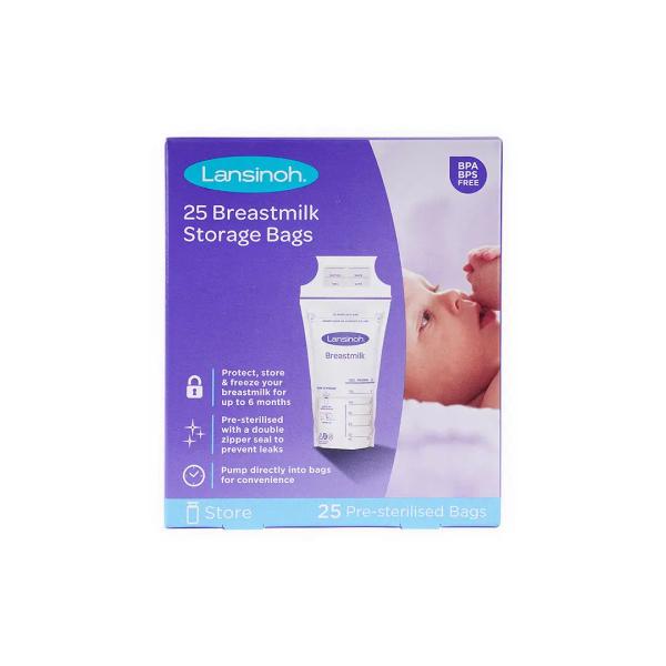 LANSINOH BREASTMILK STORAGE 25 BAGS