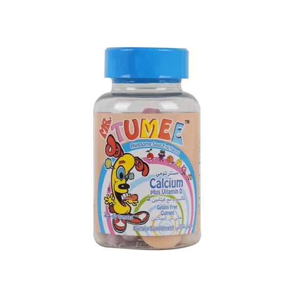 MR TUMEE Calcium + Vit-D Gumee 60's