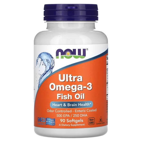 NOW OMEGA-3 FISH OIL 90 SOFTGELS