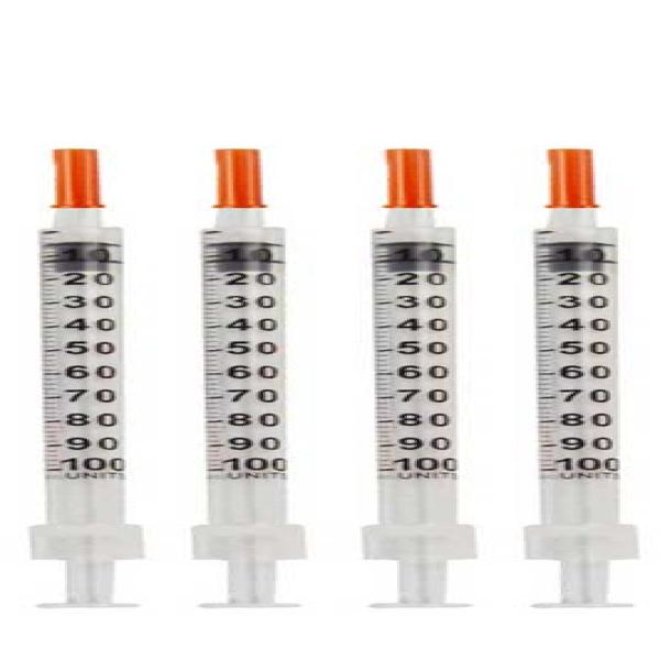 FOYOMED DISPOSABLE INSULIN SYRINGE 1 ML 26 G * 1/2