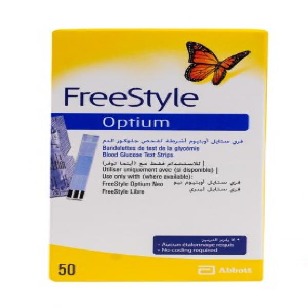 FREESTYLE OPTIUM STRIPS 50'S