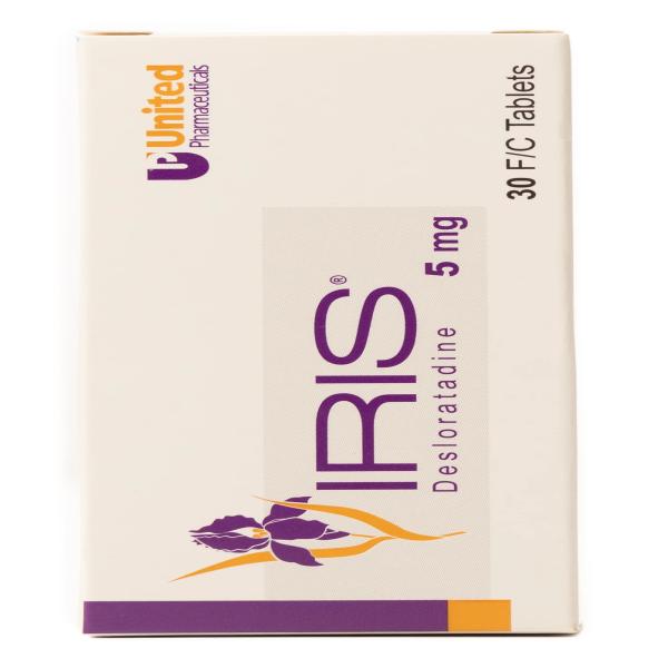 IRIS 5MG 30 F/C TAB