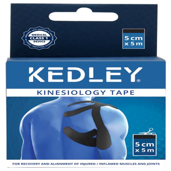 KEDLEY KINESIOLOGY TAPE 5 CM * 5 M ( BLACK )