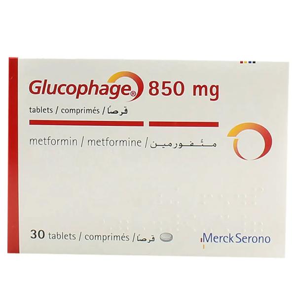 GLUCOPHAGE 850 MG 30 TAB
