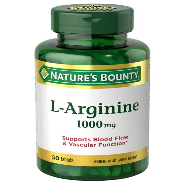 NATURES BOUNTY L-ARGININE 1000 MG 50 TAB