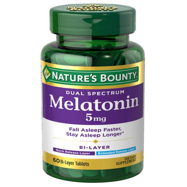NATURES BOUNTY MELATONIN 5 MG 60 TAB