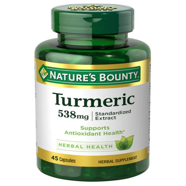NATURES BOUNTY TURMERIC 538MG 45CAP