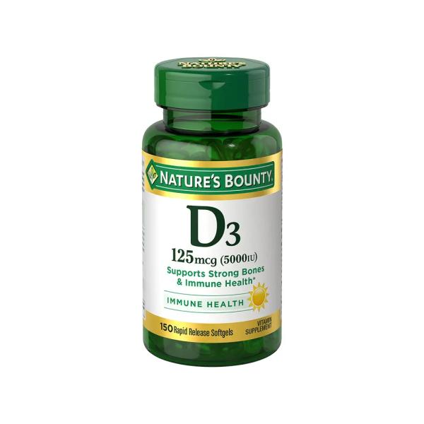 NATURES BOUNTY VIT-D 5000 IU 150'S