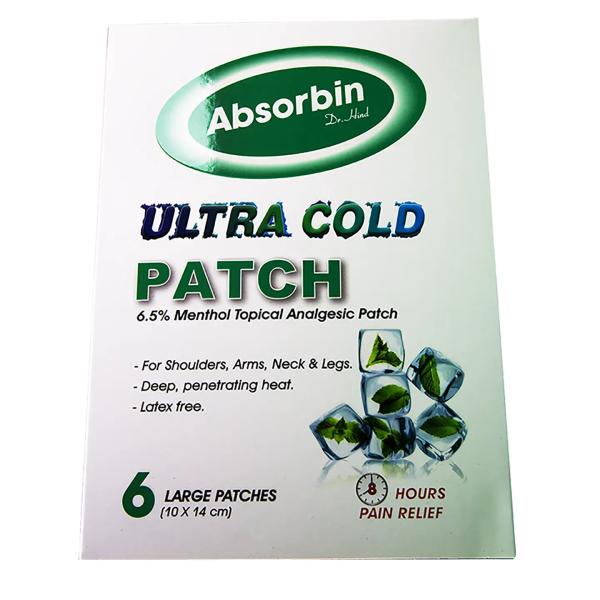 ABSORBINE JR ULTRA COLD PATCH 6 PCS ( GREEN )