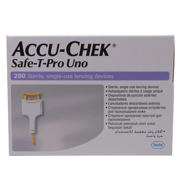 Accu Check Safe-Pro Uno 200Lancets