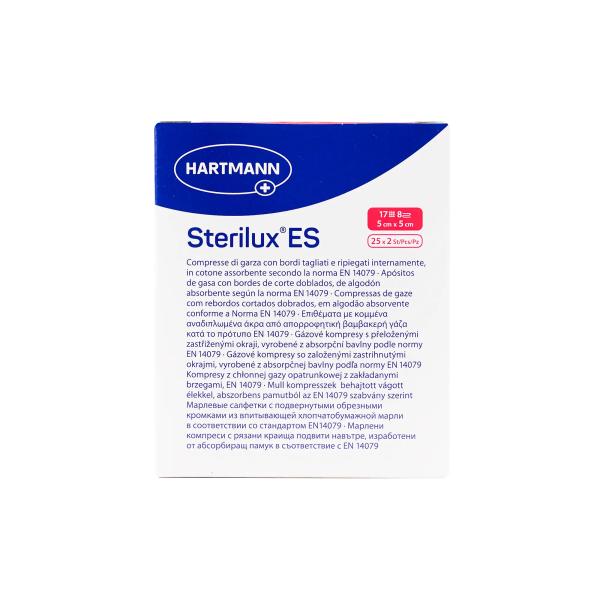 HARTMAN STERILUX ES 5 CM * 5 CM GAUZE