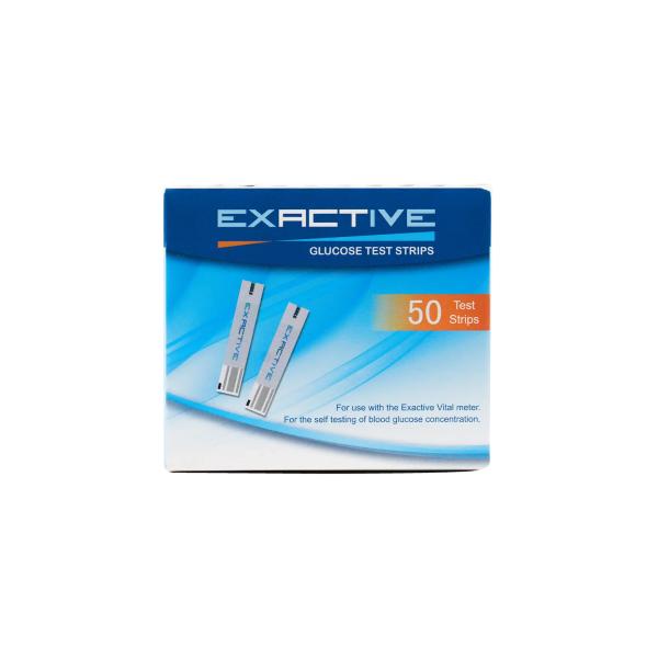 EXACTIVE VITAL GLUC TEST 50 STRIPS