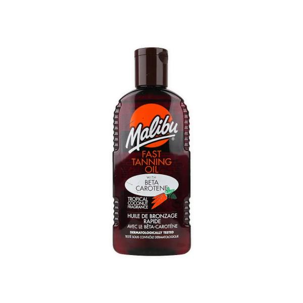 MALIBU FAST TANNING OIL BETA CAROTENE 200ML