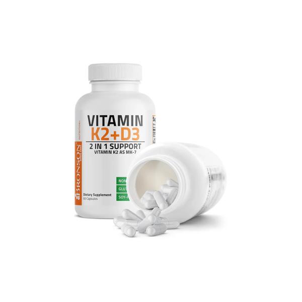 BRONSON VITAMIN K2 + D3 2IN1 SUPPORT 60 CAP