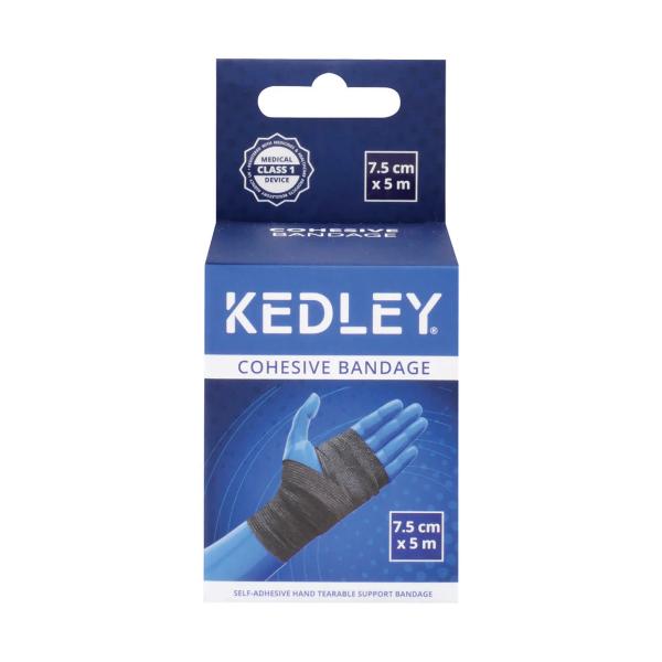 KEDLEY COHESIVE BANDAGE 7.5 CM * 5 M ( BLACK )