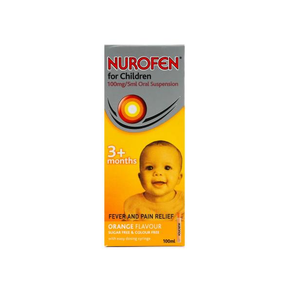 NUROFEN O. SUSP. FOR CHILDREN 100ML