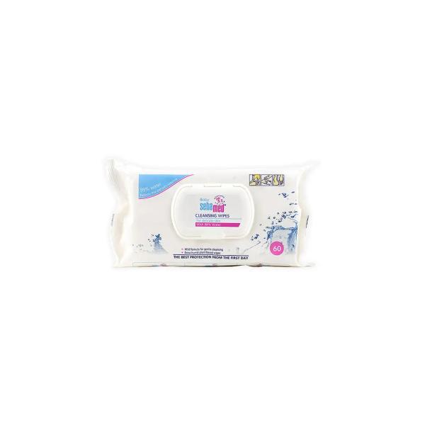 SEBAMED BABY CLEANSING WIPES 99% WATER 60 PCS