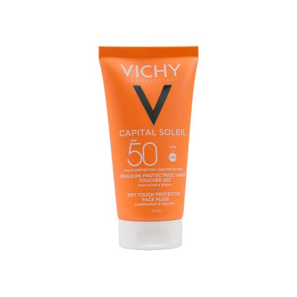 VICHY IDEAL SOLEIL DRY TOUCH FACE FLUID SPF-50 50ML