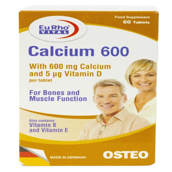 EURHO VITAL CALCIUM 600 60 TABLETS