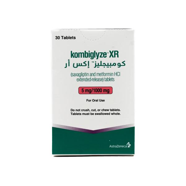 KOMBIGLYZE XR 5/1000 MG 30 TABLETS