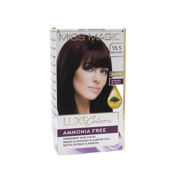 LUXE HAIR COLOR MISS MAGIC S 5.5-MAHOHANY