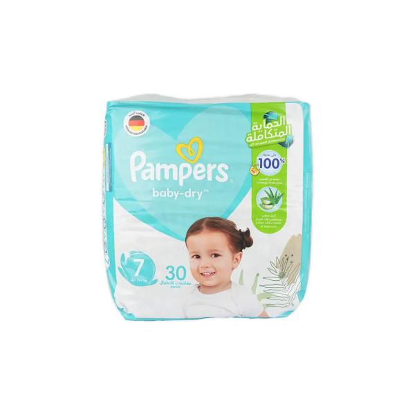 PAMPERS BABY-DRY NO.7 (15+ KG) 30 PCS