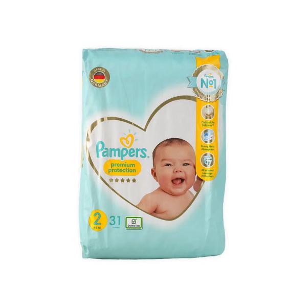 PAMPERS PREMIUM NO.2 (3-8 KG ) 31 PCS