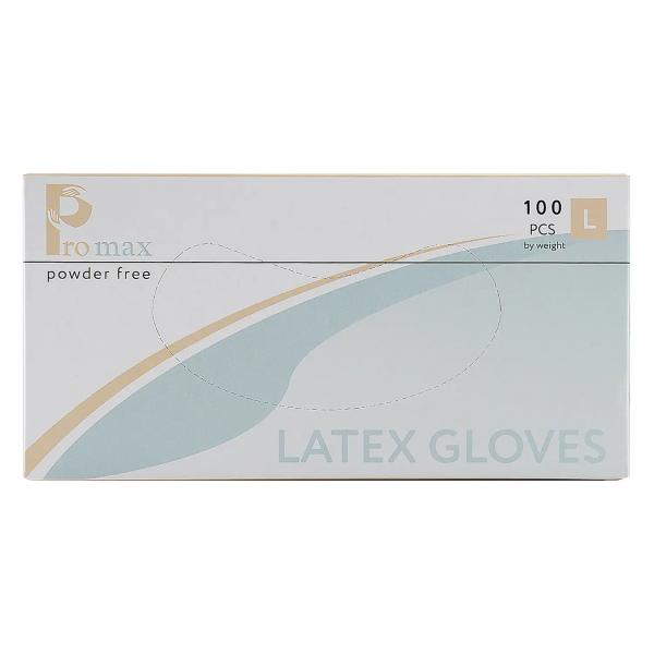 PROMAX LATEX EXAMINATION GLOVES LARGE 100 PCS