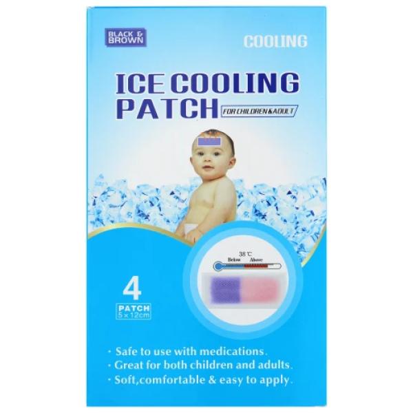 BLACK & BROWN ICE COOLING 4 PATCH