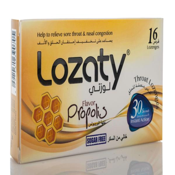 LOZATY PROPOLIS FLAV 16 LOZENGES