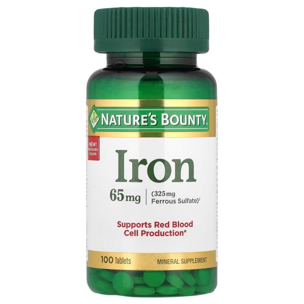 NATURES BOUNTY IRON 65 MG 100 TAB