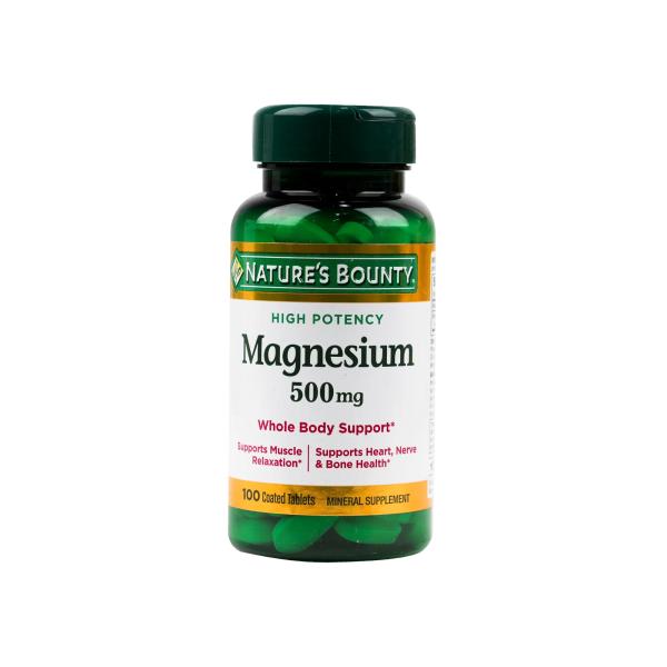 NATURES BOUNTY MAGNESIUM 500 MG 100 TABLETS