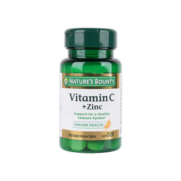 NATURES BOUNTY VIT C+ZINC 60CAP