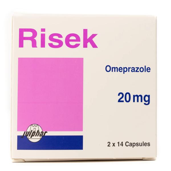 RISEK 20MG 28 CAPS